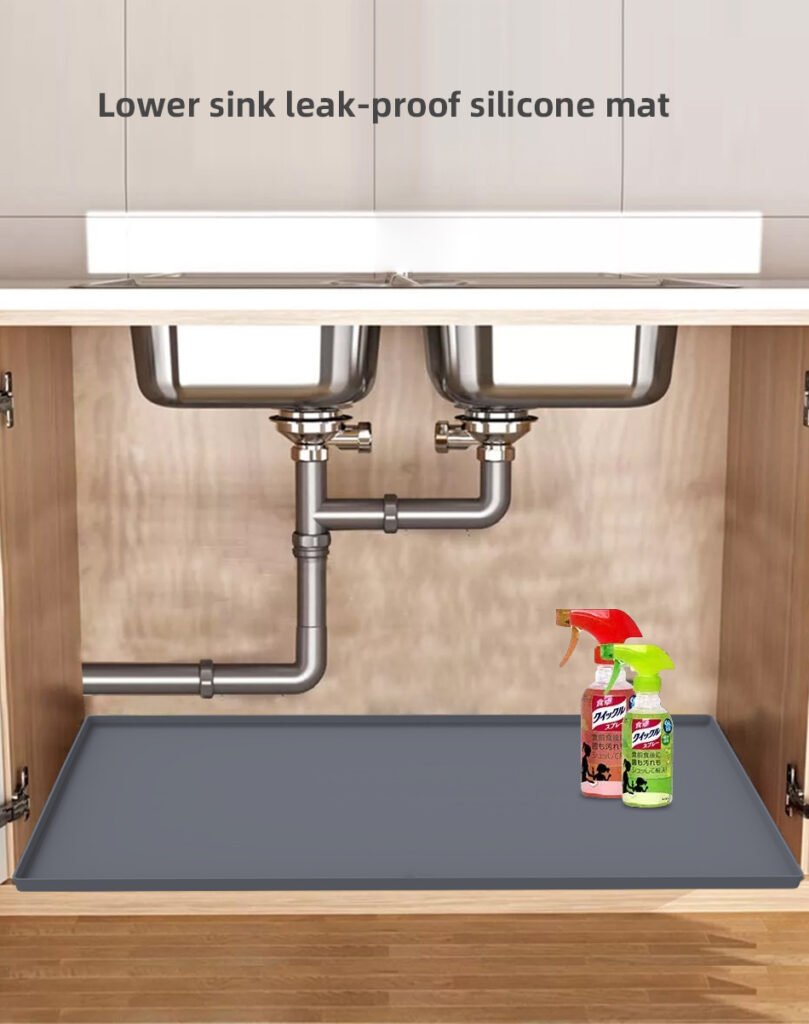 Protect Your Cabinets with silicone Under Sink Cabinet Mats