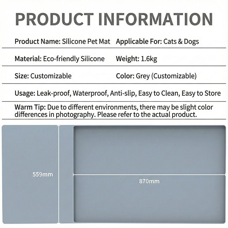 silicone under sink mat