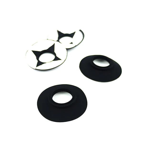 Custom Rubber Parts Flanged Adhesive Silicone Pad Specifications