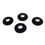 Custom Rubber Parts: Flanged Adhesive Silicone Anti-Slip Pad