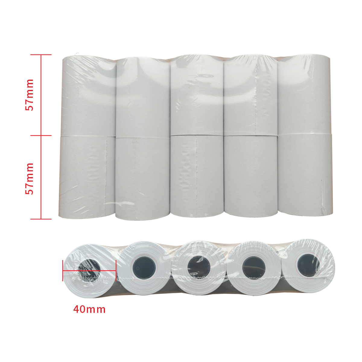 Custom Silicone Sleeve &amp; 57x40mm POS Thermal Paper size (1)