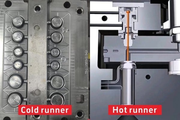cold runner vs hot runner silicone mold cost trade-off
